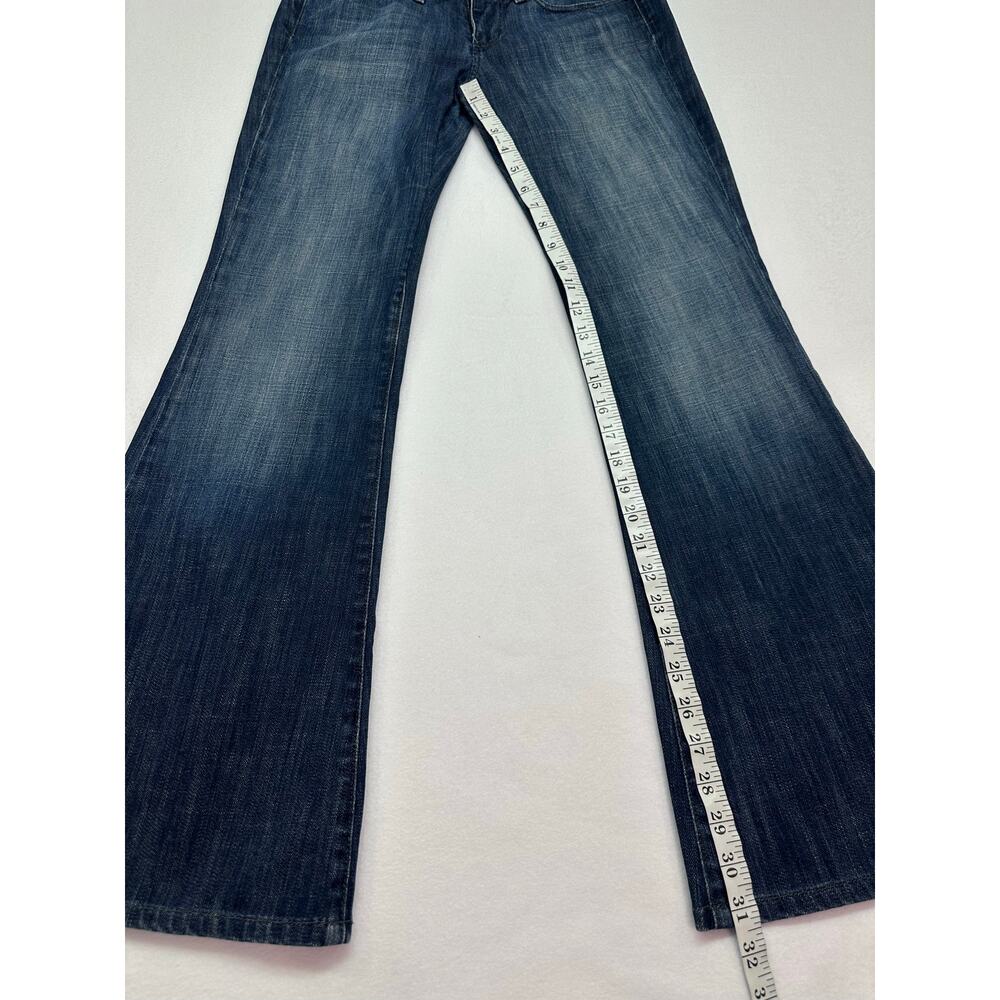 Joe’s Jeans The Stardust Low Rise Super Flare Jeans Dark Wash Denim Size 28 - Picture 11 of 13